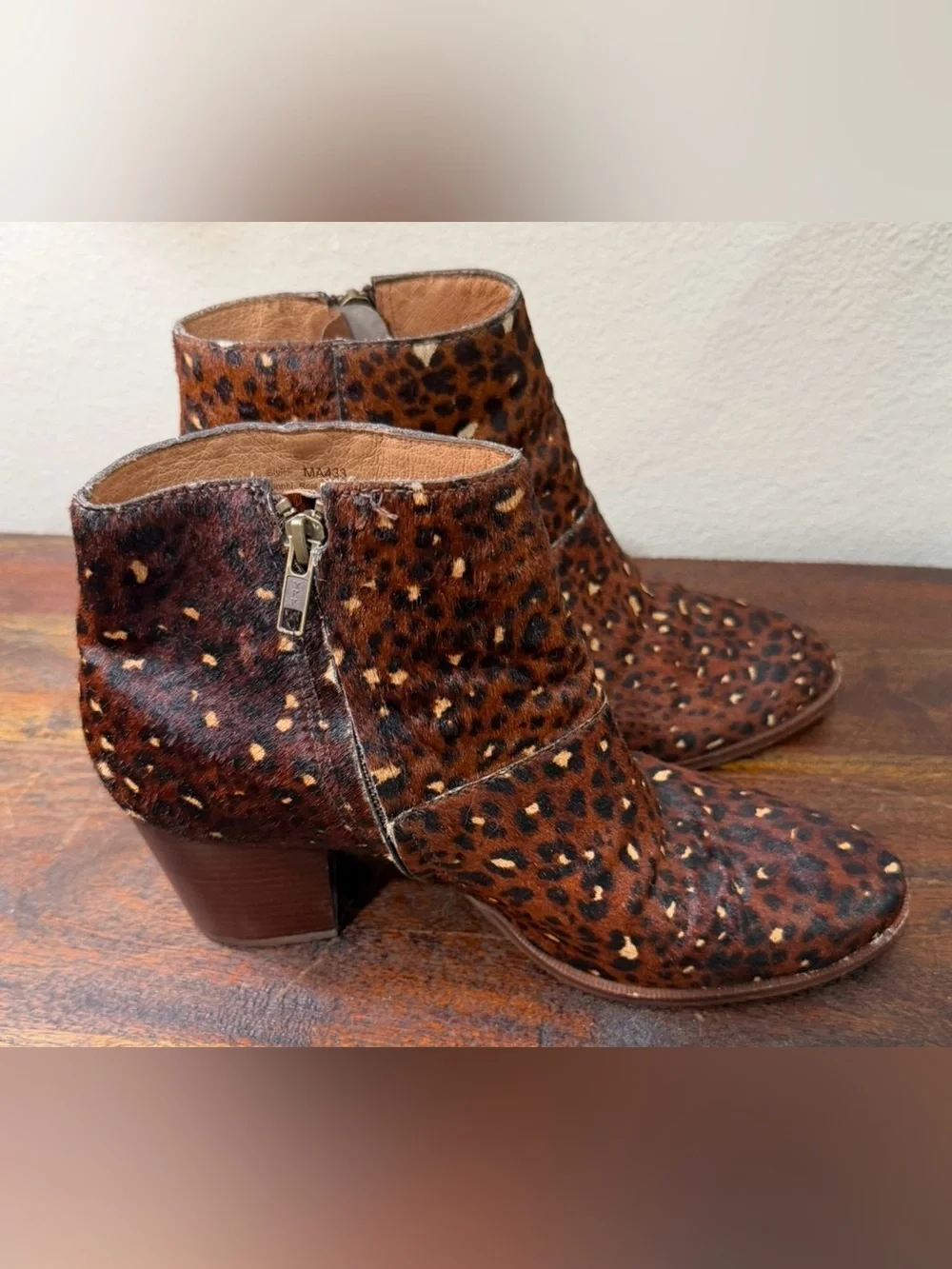 Madewell The Rosie Rich Brown Mutli Calf Hair size 10 women’s